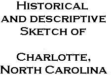 Historical and Descriptive Sketch